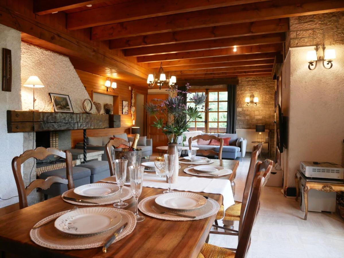 Chalet Horizon Blanc Megeve Luaran gambar