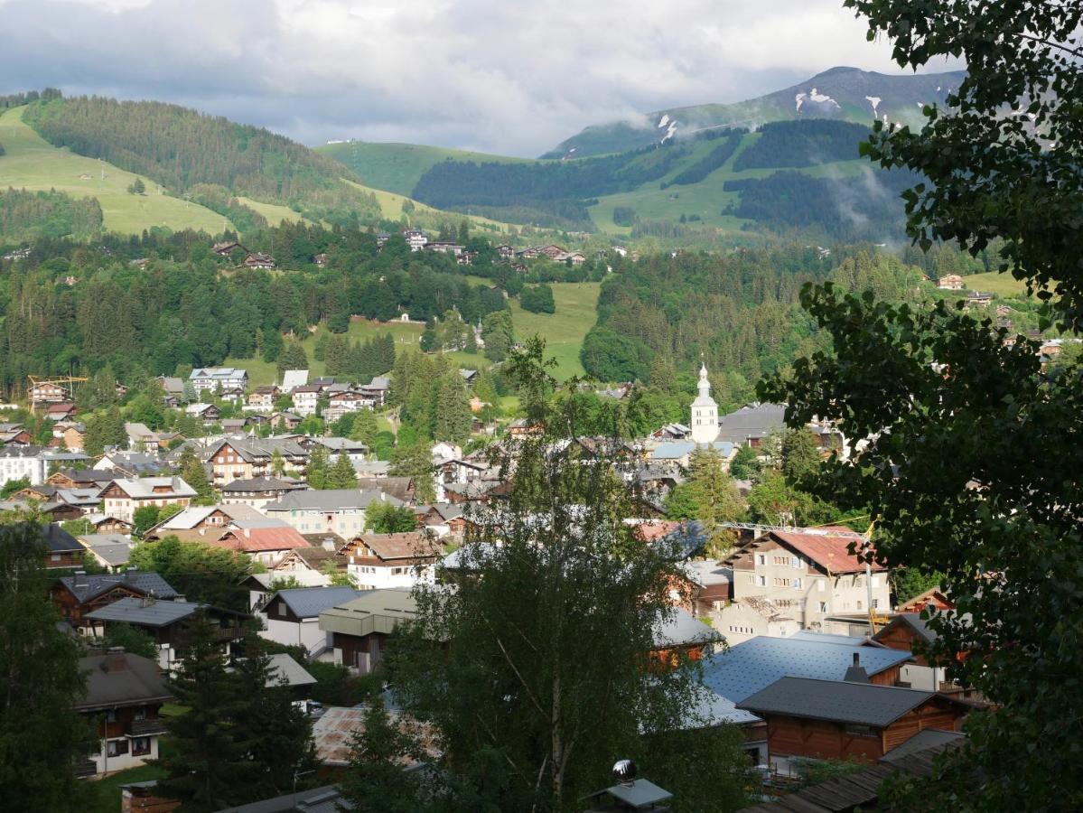 Chalet Horizon Blanc Megeve Luaran gambar