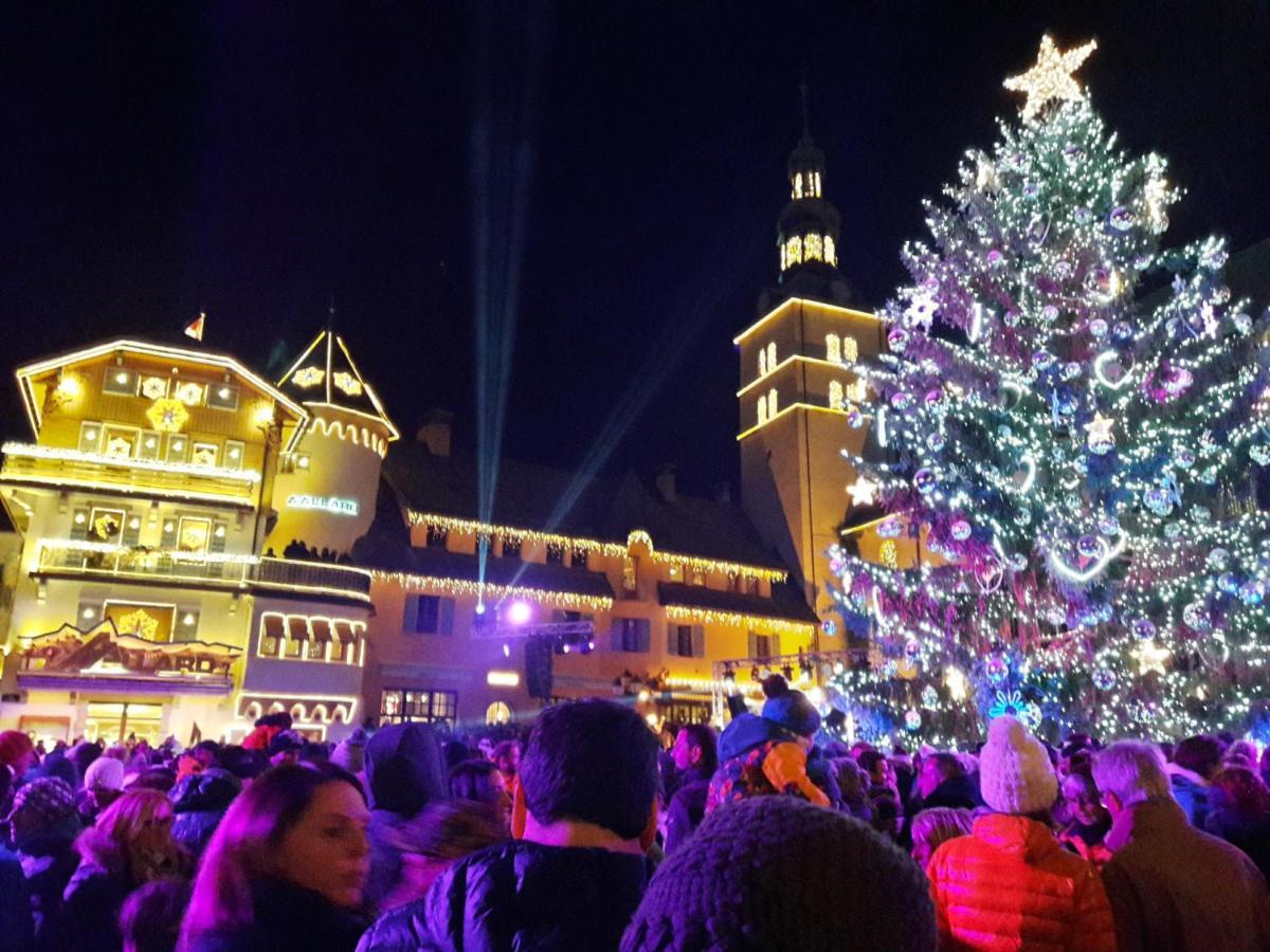 Chalet Horizon Blanc Megeve Luaran gambar