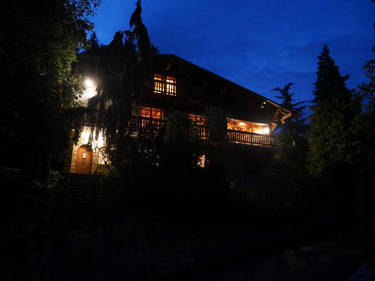 Chalet Horizon Blanc Megeve Luaran gambar