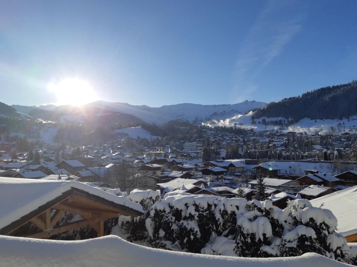 Chalet Horizon Blanc Megeve Luaran gambar