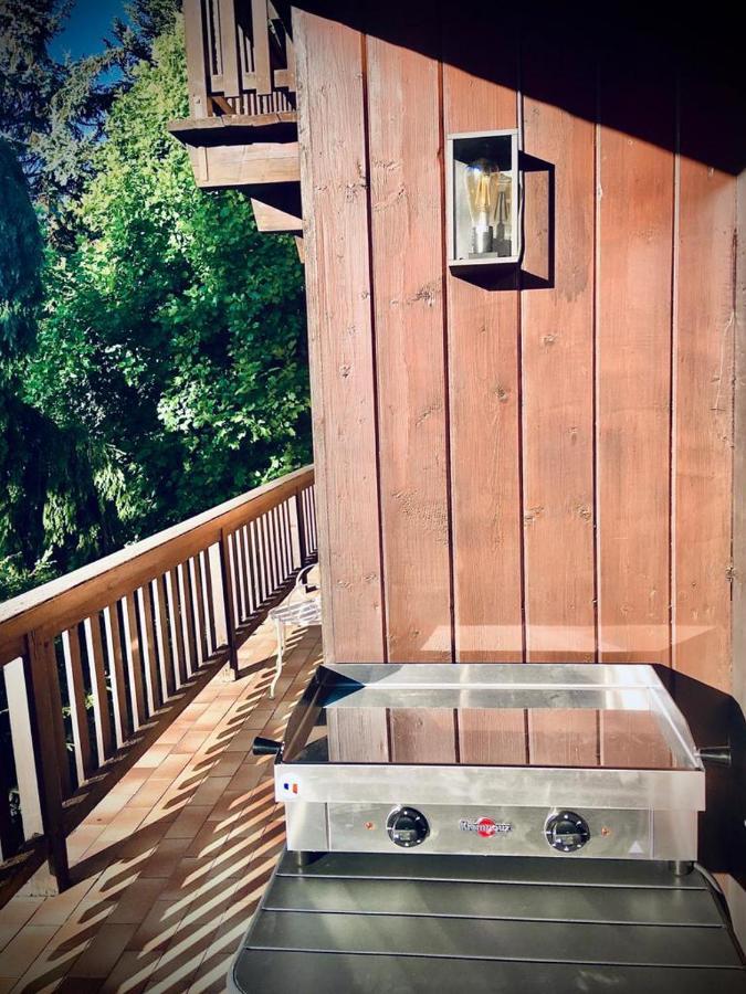 Chalet Horizon Blanc Megeve Luaran gambar