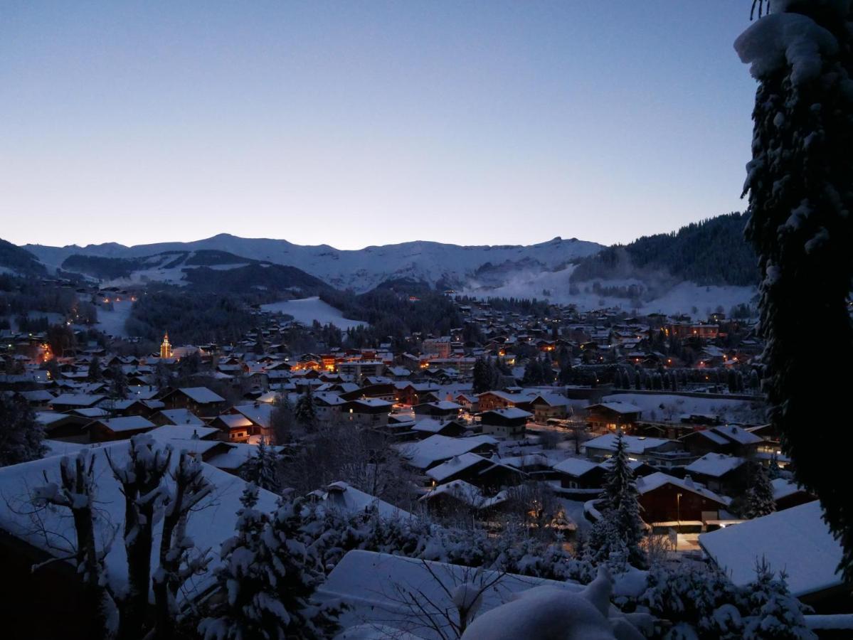 Chalet Horizon Blanc Megeve Luaran gambar