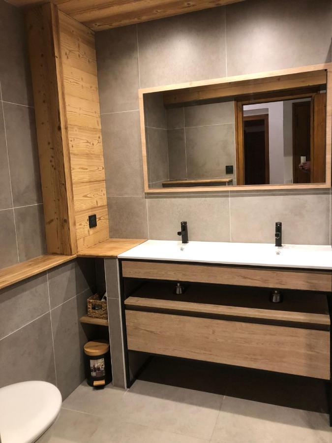 Chalet Horizon Blanc Megeve Luaran gambar