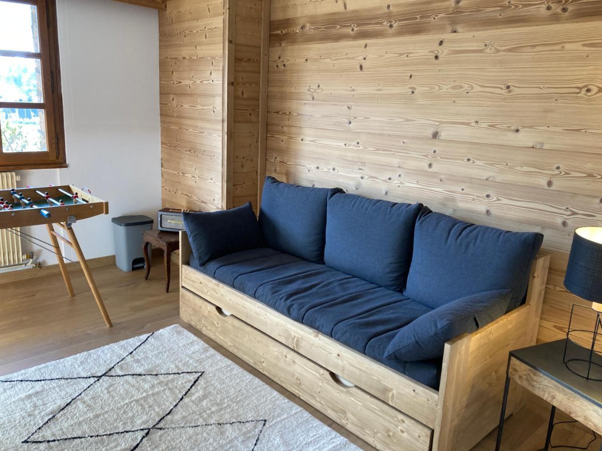 Chalet Horizon Blanc Megeve Luaran gambar