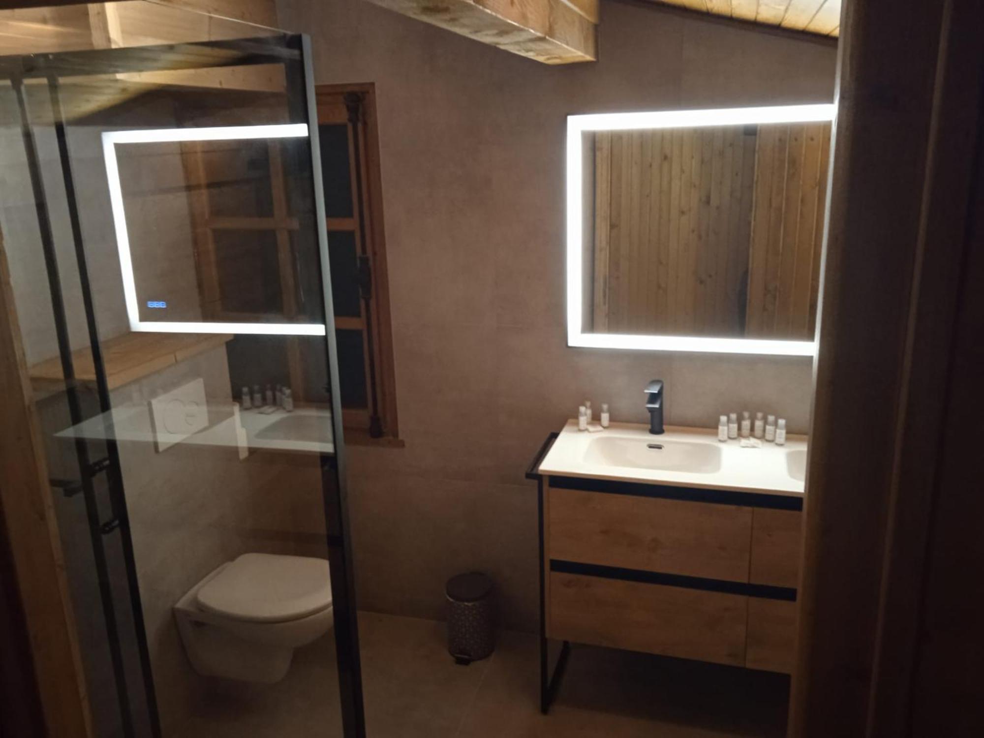 Chalet Horizon Blanc Megeve Luaran gambar